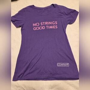 Company Broadway Purple Graphic Tee - No Strings Good Times, New